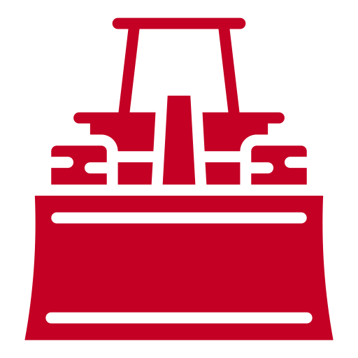 Ikon av en anleggsmaskin